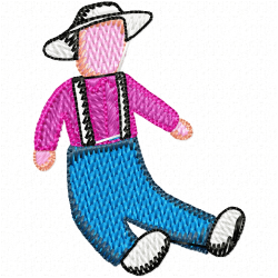 Kids And Toys Embroidery Design 4
